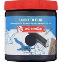 Talens Art Creation Peinture linoléum Pot 250 ml Noir 7000
