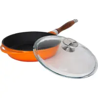 Lava Poêle à frire - 28 cm - 2,8 litres - Fonte - Orange