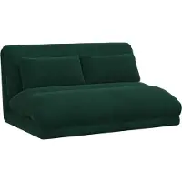 vidaXL Tabouret de sol vert foncé 110 x 82 x 55 cm en velours