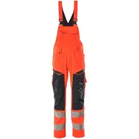 Mascot Accelerate Safe 19569 Jumpsuit With Knee Pad Pockets Orange 68 / 82