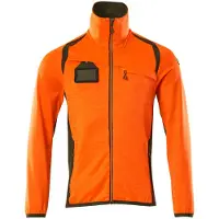 Mascot Accelerate Safe 19403 Full Zip Sweatshirt Orange 4XL Homme