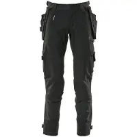 Mascot Advanced 17031 Hanging Pockets Big Work Pants Noir 47 / 35