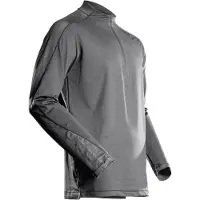 Mascot Customized 22681 Half Zip Long Sleeve T-shirt Noir XS Homme