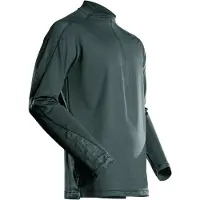 Mascot Customized 22681 Half Zip Long Sleeve T-shirt Noir XS Homme