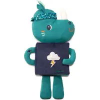 Lilliputiens Marius Cuddle Book Vert Enfants