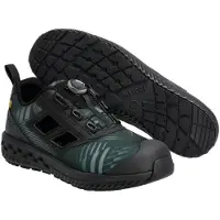 Mascot Sandale de sécurité S1PL "F0651-704" Footwear Customized - vert forêt/noir 1043