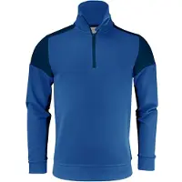 Printer Unisexe, Pull-over, Halfzip Sweater kobalt/marine - maat XXL, Multicolore, Bleu, (XXL)