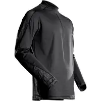 Mascot Customized 22681 Half Zip Long Sleeve T-shirt Noir 4XL Homme