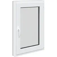 vidaXL Fenêtre de cave RISOR 60 x 80 cm PVC et verre, anthracite