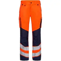 F-engel Bundhose Safety Light orange/blau ink Gr. 50
