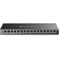 TP-LINK TL-SG116P V1 - Commutateur - non géré - 16 x 10/100/1000 (PoE+) - Desktop - PoE+ (120 W) (TL-SG116P)