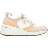Refresh pour femme. 17505102-BEIGE Baskets 175051 beige (37), 3 à 5 cm, Fermeture éclair, Casuel