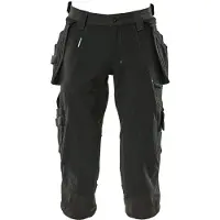 Mascot Advanced 17049 Hanging Pockets 3/4 Pants Noir 43