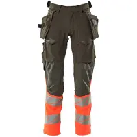 Mascot Accelerate Safe 19131 Hanging Pockets Big Work Pants Noir 47 / 35 Homme
