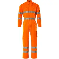 Mascot Safe Classic 00419 Jumpsuit With Knee Pad Pockets Orange 68 / 90