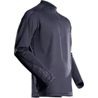 Mascot Customized 22681 Half Zip Long Sleeve T-shirt Noir L Homme
