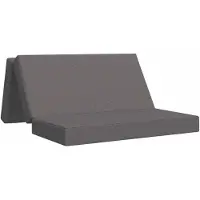 vidaXL Canapé-lit pliant 140 x 67 x 45 cm, gris clair