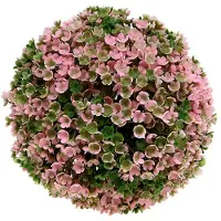 Viana Boule décorative Plante rose verte 15 cm Artificielle Chambre Fenêtre