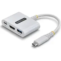 StarTech.com .com Adaptateur Multiport USB-C vers HDMI avec Charge PD 140W, HDMI 4K 60Hz, Hub USB 5 Gbps, Mini Dock pour MacBook / Dell / Thinkpad / HP / iPad / Tablettes