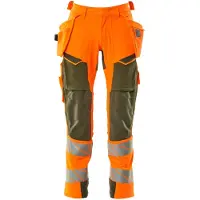 Mascot Accelerate Safe 19031 Hanging Pockets Big Work Pants Orange 45 / 32 Homme