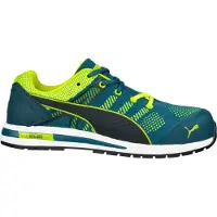 Puma Chaussure de sécurité Elevate Knit GREEN LOW Taille 44 W.11 bleu/vert S1PS ESD FO HRO SR