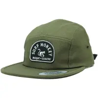 Surf Monkey Casquette de sport olive / noir / blanc
