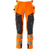 Mascot Accelerate Safe 19031 Hanging Pockets Big Work Pants Orange 49 / 30 Homme