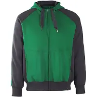 Mascot Unique 50566 Full Zip Sweatshirt Vert 2XL