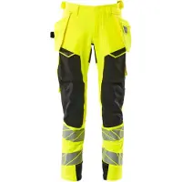 Mascot Accelerate Safe 19031 Hanging Pockets Big Work Pants Jaune 44 / 32 Homme