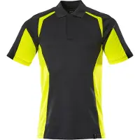 Mascot Polo Noir/Jaune vif, taille XS 22083-771-0917