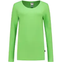 Tricorp 101010LimeXS T-Shirt Lange Mouw Dames (XS)