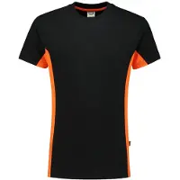 Tricorp 102004BlackOrangeXS T-Shirt Bicolor (XS)