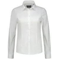 Tricorp Femmes, Chemise, 705015White52 Blouse Stretch, Blanc, (52)
