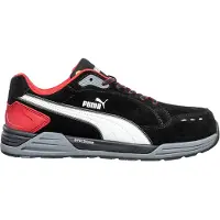Puma Chaussures de sécurité Airtwist Black/Red Low conformes à la norme EN ISO 20345:2011 S3 ESD HRO SRC noir Taille 46