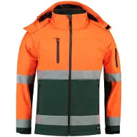 Tricorp 403007FluororangeGreenS Softshell ISO20471 Bicolor (S)