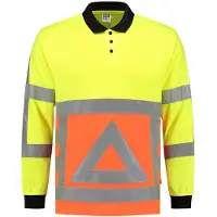 Tricorp 203002OrangeYellowL Poloshirt Verkeersregelaar (L)