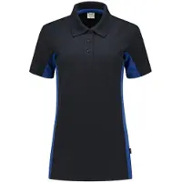 Tricorp 202003NavyRoyalblueXS Poloshirt Bicolor Dames (XS)