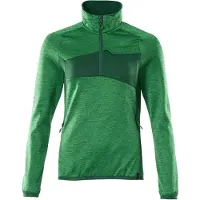 Mascot Accelerate 18053 Half Zip Sweatshirt Vert 5XL Homme