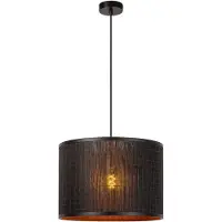 Lucide Lampe suspendue Tagalog Ø 40cm noir