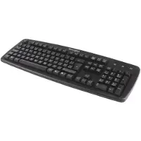 Kensington ValuKeyboard - Clavier - USB - Français - noir