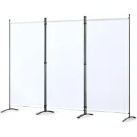 Angel Living Paravent - 3 panneaux - pliable - 243 x 180 cm - Naturel