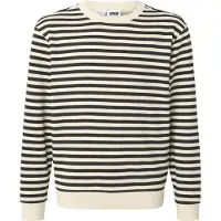 Urban Classics Sweat-shirt noir / blanc cassé