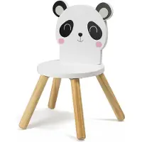 Eurekakids Kids Panda Chair Blanc Enfants