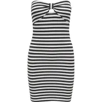 ONLY Robe d’été 'ONLLive' noir / blanc