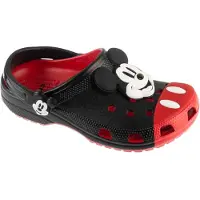 Crocs Sabots 'Mickey Mouse' rouge feu / noir / blanc