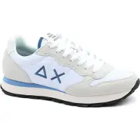 Sun68 Sneakers Tom Toile Unie Bleu Blanc Blanc cassé taille 42