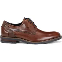 Fluchos pour homme. F1629 Mocassins Theo en cuir brun (42), Marron, Plat, Lacets, Casuel