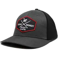 Surf Monkey Casquette de sport noir