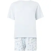 Hunkemoller Shorty 'Daisy' bleu pastel / bleu clair / vert / blanc