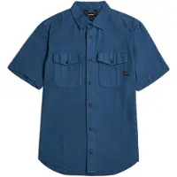 G-Star Chemise 'Marine Slim Shirt' bleu